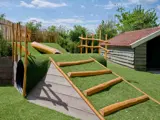 Kinderspeeltuin met klimmogelijkheden